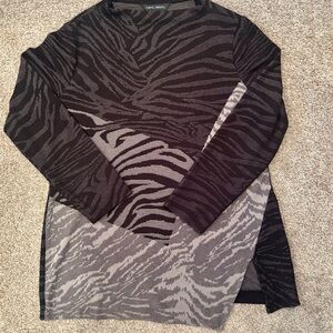 Ming Wang Monochrome Knit Top